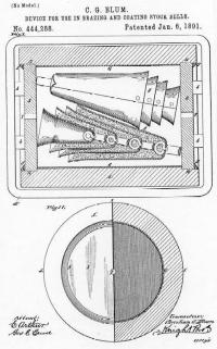 Patent Drawing of Blum Cowbell