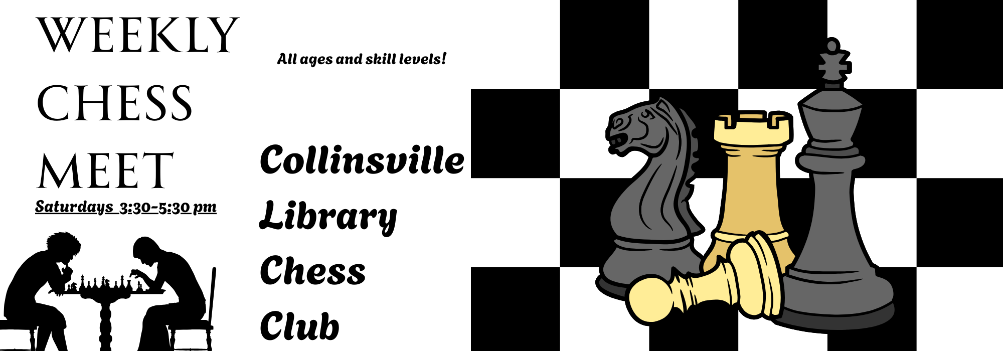 Information about the Collinsville Library Weekly Chess Meet