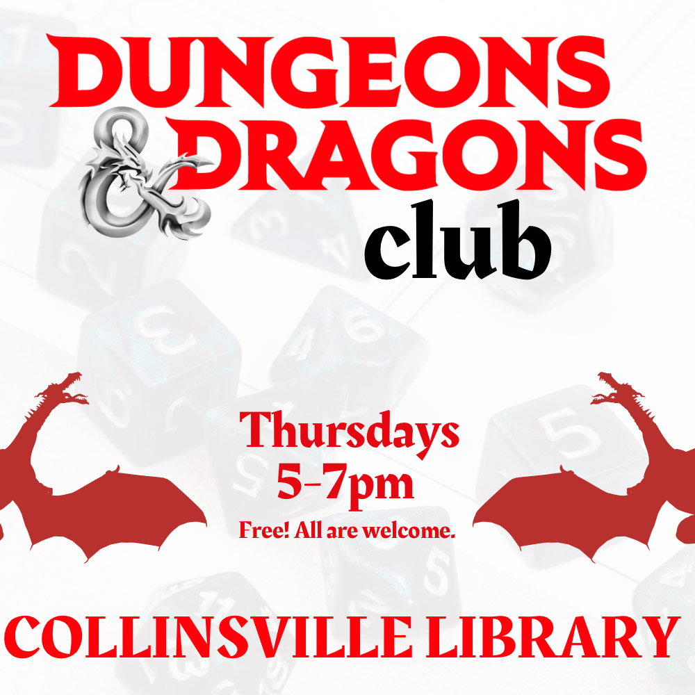 Information about the Collinsville Library Dungeons & Dragons Club