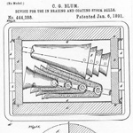 Blum House Cowbell Patent Drawing